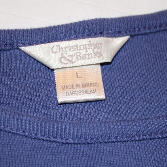 Christopher Banks 3 piece capris -size L sage - Picture 8 of 11